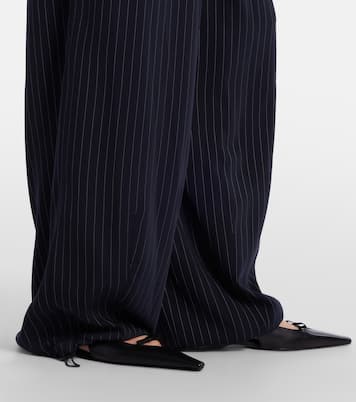 Oakdale pinstripe wide-leg pants | The Frankie Shop