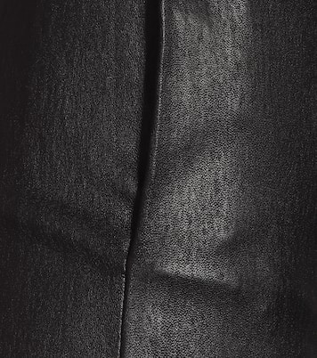 Pantalon Katousha à taille haute en cuir | Stouls