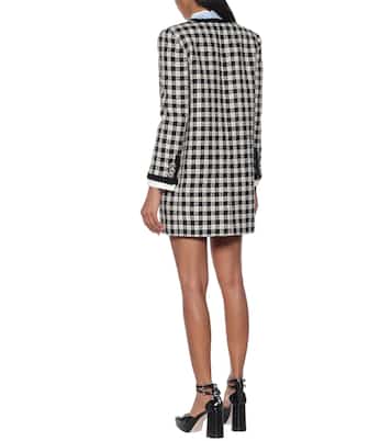 Soprabito in tweed di lana e cotone | Miu Miu