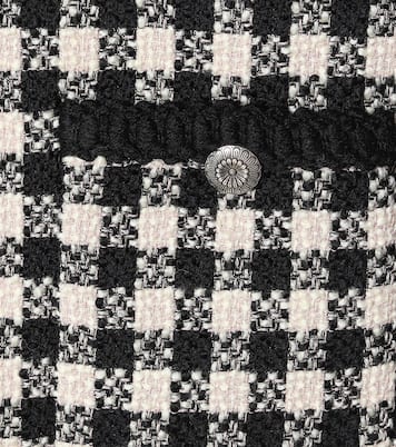 Soprabito in tweed di lana e cotone | Miu Miu