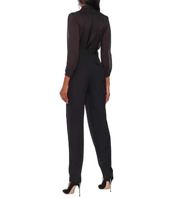 Pantaloni a vita alta in lana | Alessandra Rich