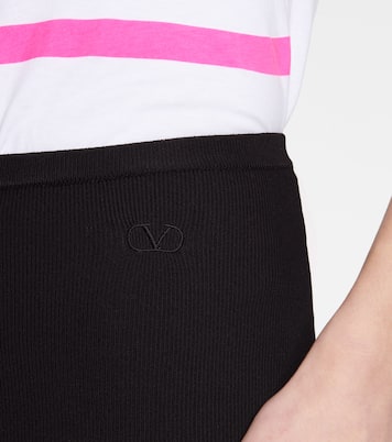 Valentino shorts ciclistas de punto | Valentino