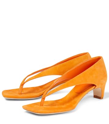 Suede thong sandals | Christopher Esber