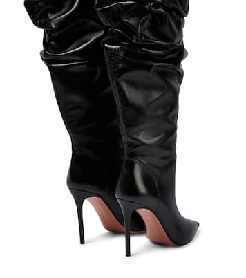 Overknee-Stiefel Jahleel aus Leder | Amina Muaddi