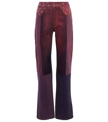 High-Rise Straight-Leg Jeans | Marine Serre