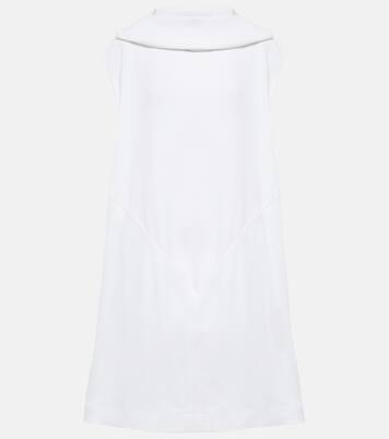 Miniabito in misto seta con cappuccio | Alaïa