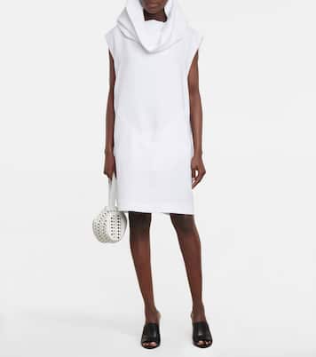 Miniabito in misto seta con cappuccio | Alaïa