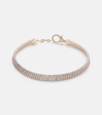 Bracelet Triple Diamond en or 18 carats et diamants | Shay Jewelry