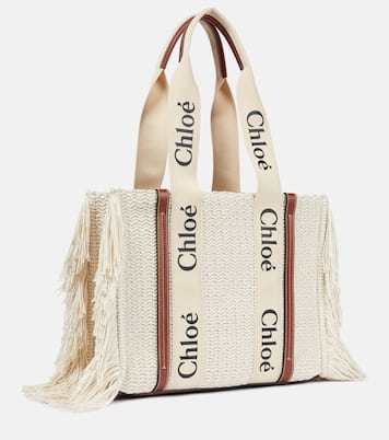 Tote Woody Medium de algodón | Chloé
