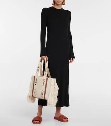 Tote Woody Medium de algodón | Chloé