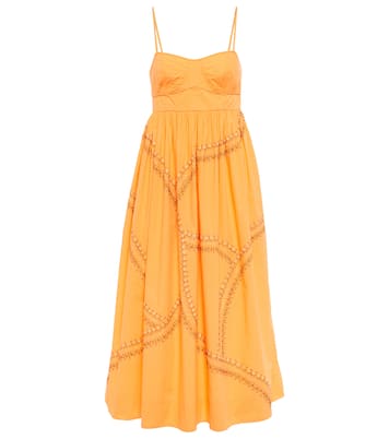 Vestido midi Mariza en popelín de algodón | Ulla Johnson