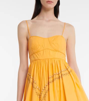 Vestido midi Mariza en popelín de algodón | Ulla Johnson