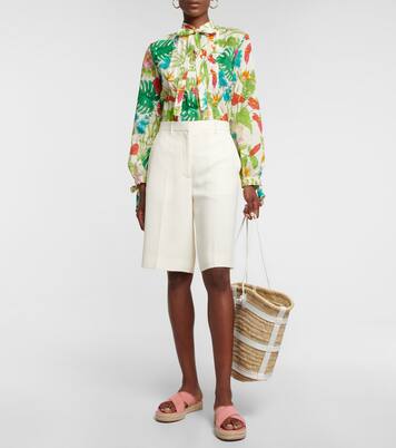 Sandali espadrillas in suede e pelle | Gianvito Rossi