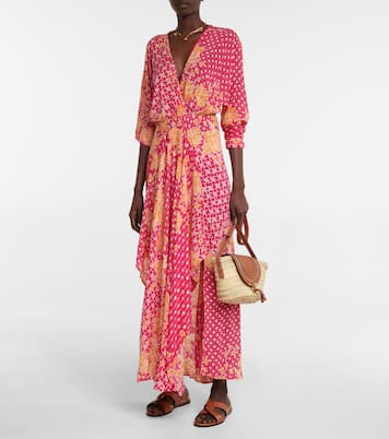 Vestido largo Ilona floral | Poupette St Barth