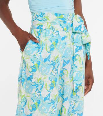Natasha printed wide-leg pants | Melissa Odabash