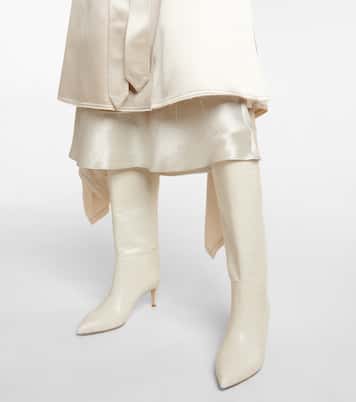 Botas altas de piel efecto cocodrilo | Paris Texas