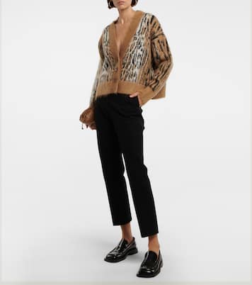Cárdigan en mezcla de mohair estampado | Dorothee Schumacher