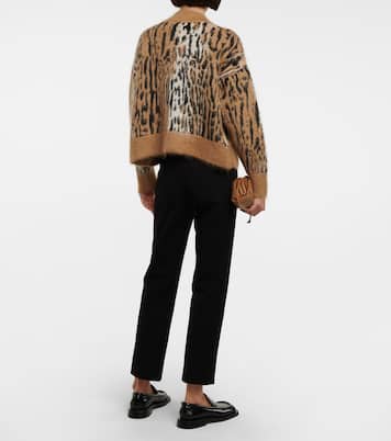 Cárdigan en mezcla de mohair estampado | Dorothee Schumacher