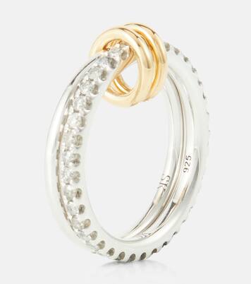 Anello Marigold in oro 18 kt e argento sterling con diamanti | Spinelli Kilcollin