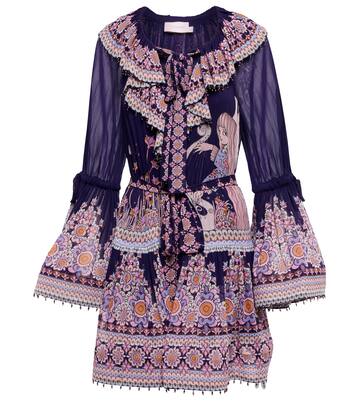 Celestial Virgo printed minidress | Zimmermann