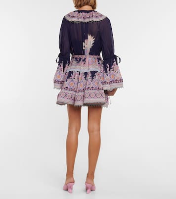 Celestial Virgo printed minidress | Zimmermann