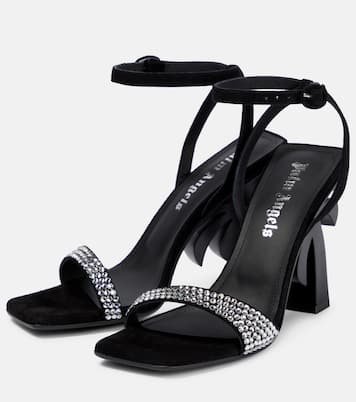Verzierte Sandalen Palm aus Veloursleder | Palm Angels