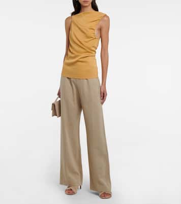 Yrjo ruched open-back top | Christopher Esber