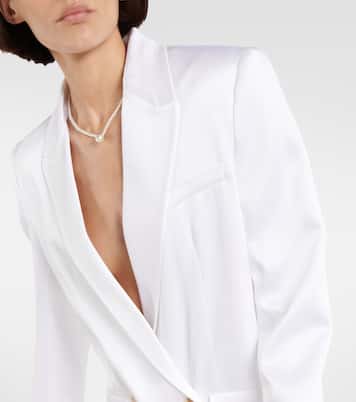 Bridal Boyfriend double-breasted blazer | Galvan
