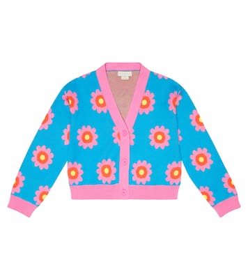 Cardigan en coton à fleurs | Stella McCartney Kids