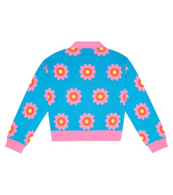Cardigan en coton à fleurs | Stella McCartney Kids