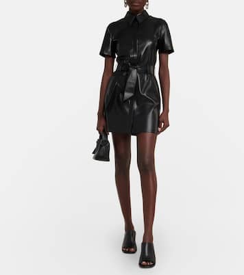 Halli faux leather minidress | Nanushka