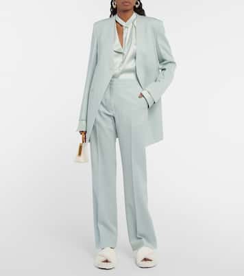 Virgin wool cropped pants | Jil Sander