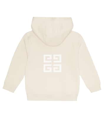 Felpa con cappuccio in misto cotone | Givenchy Kids