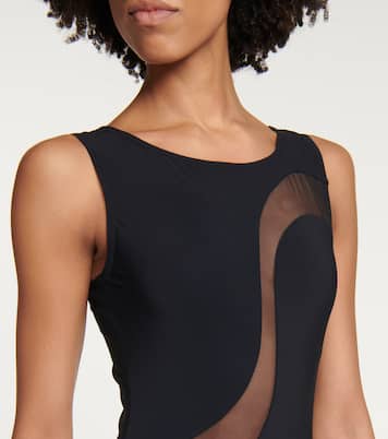 Mesh-trimmed swimsuit | Karla Colletto