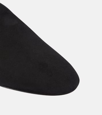 Mules Otto in suede con shearling | Khaite