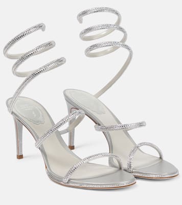 Cleo embellished satin sandals | Rene Caovilla