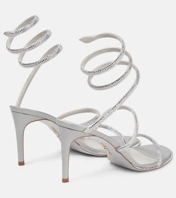 Cleo embellished satin sandals | Rene Caovilla