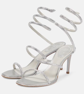 Cleo embellished satin sandals | Rene Caovilla