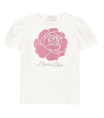 T-shirt in jersey di misto cotone | Monnalisa