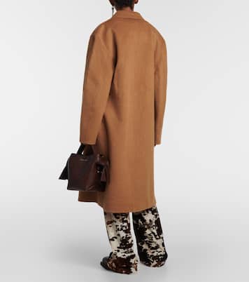 Double-breasted wool and alpaca coat | Acne Studios