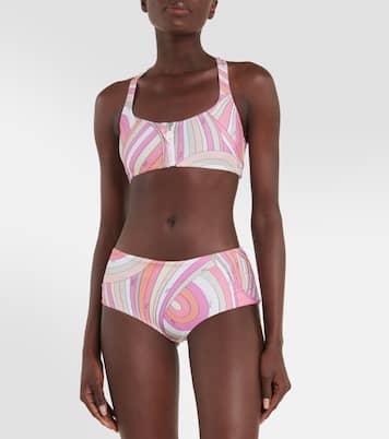 Slip bikini Iride a vita media con stampa | Pucci