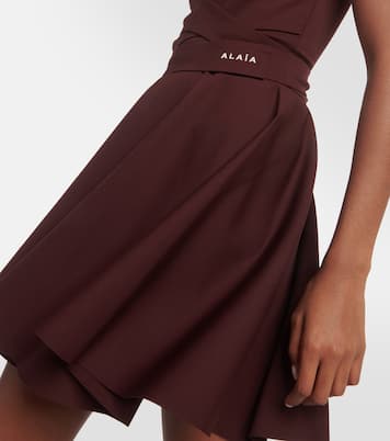 Miniabito in jersey con logo | Alaïa