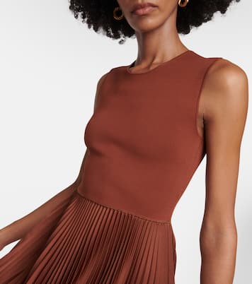 Dera Plissé midi dress | Joseph