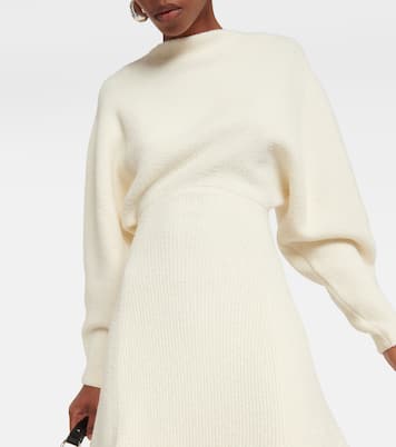 Vestido midi en mezcla de lana | Proenza Schouler