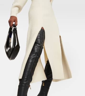 Vestido midi en mezcla de lana | Proenza Schouler