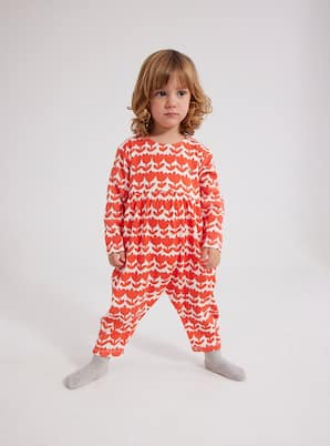 Baby - Tutina in misto cotone con stampa | Bobo Choses