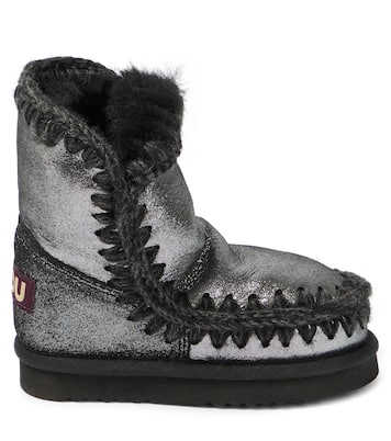 Stivali in pelle e shearling | Mou Kids