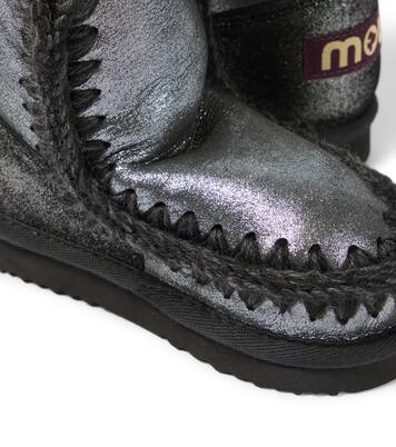 Stivali in pelle e shearling | Mou Kids