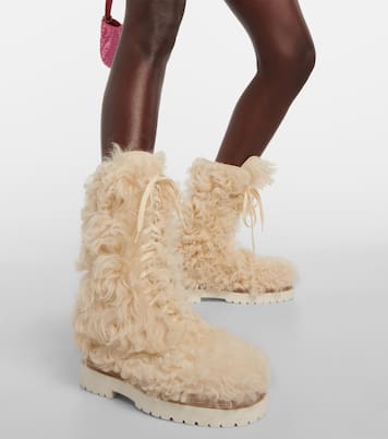 Botas con cordones de borrego | Magda Butrym