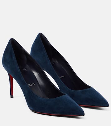 Louboutin navy suede online